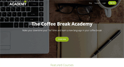 Desktop Screenshot of coffeebreakacademy.com